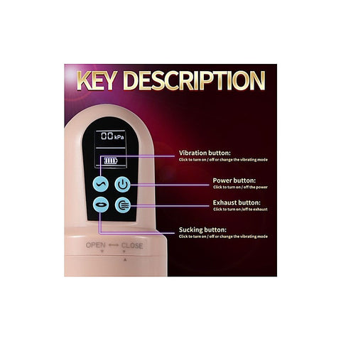 Suctroker Dual Density Vibrating Vaginal Masturbator V3