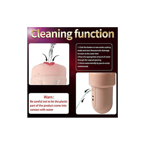 Suctroker Dual Density Vibrating Vaginal Masturbator V3
