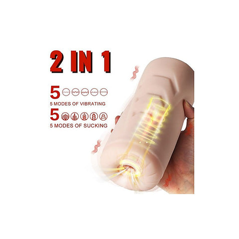 Suctroker Dual Density Sucking Vaginal Masturbator by XISE