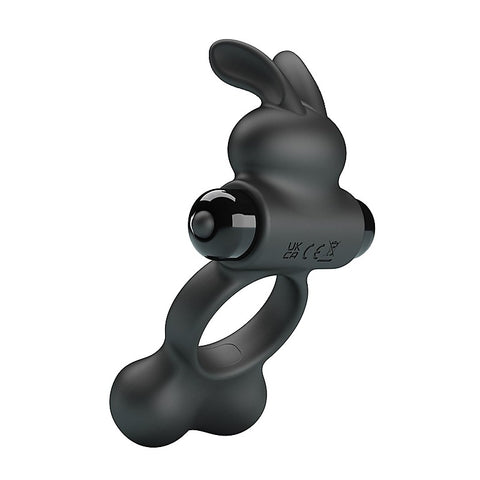 Yusuf Vibrating Mens Cock Ring with Steel Balls by Baile