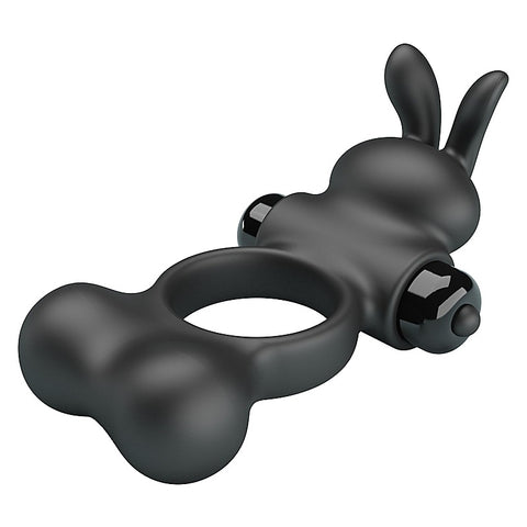 Yusuf Vibrating Mens Cock Ring with Steel Balls by Baile