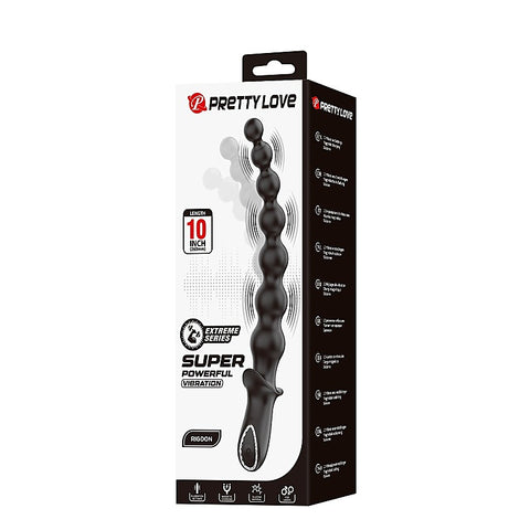 Rechargeable Rigdon Vibrating Anal Play Beads by Baile