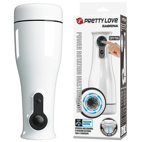 Rechargeable Sabrina Rotating Male Masturbator by Baile