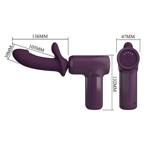 Super Power Thrusting Sex Machine Massage Gun by Baile