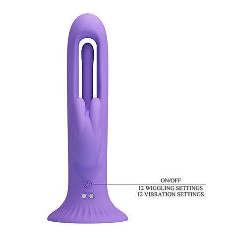 Killmoulis Vibrating and Wiggling Rabbit Vibrator by Baile