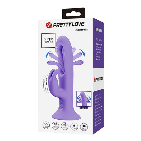 Killmoulis Vibrating and Wiggling Rabbit Vibrator by Baile