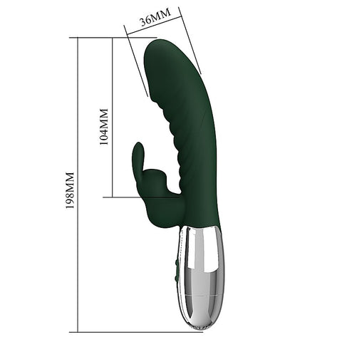 Naughty Bunny Rechargeable Silicone Rabbit Vibrator by Baile