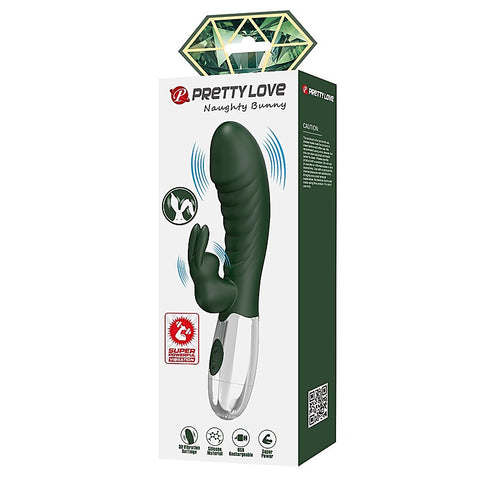 Naughty Bunny Rechargeable Silicone Rabbit Vibrator by Baile