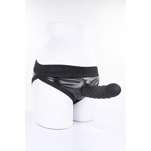 Banx Ribbed Hollow Dildo by Sportsheets