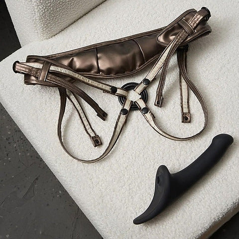 Leatherette Harness DESIROUS by Strap-On-Me