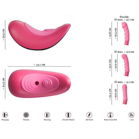 Vibepad Ride-On Hand Free Clitoral Stimulator by Orion