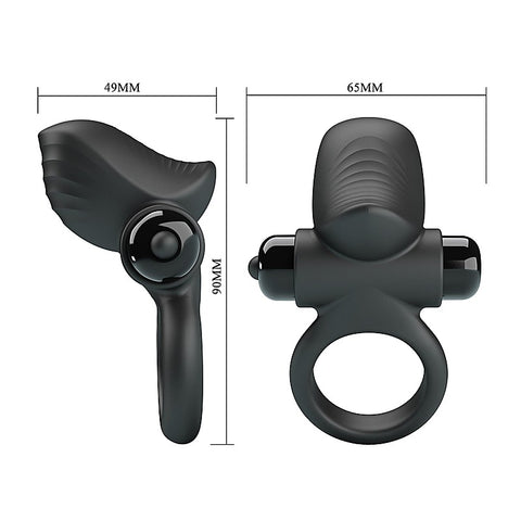 Adrien Vibrating Multi Speed Mens Cock Ring by Baile