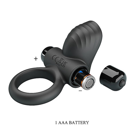 Adrien Vibrating Multi Speed Mens Cock Ring by Baile