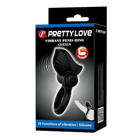 Adrien Vibrating Multi Speed Mens Cock Ring by Baile