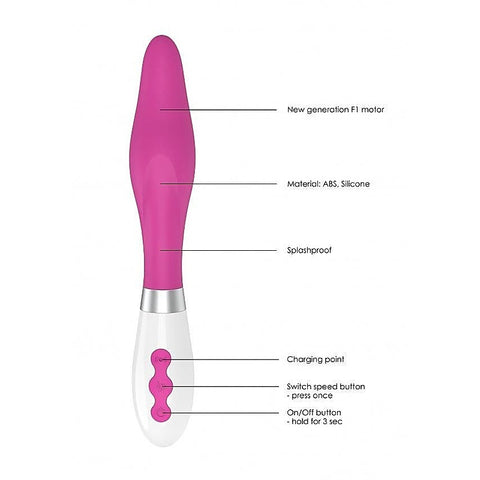 Luna Athamas Rechargeable G Spot Vibrator by Shots Toys