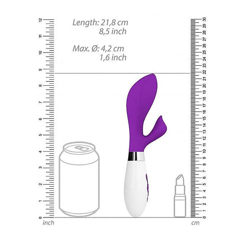 Luna Achelois Rechargeable Rabbit Vibrator by Shots Toys