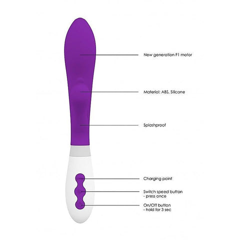 Luna Agave USB Rechargeable Flexible Rabbit by Shots Toys