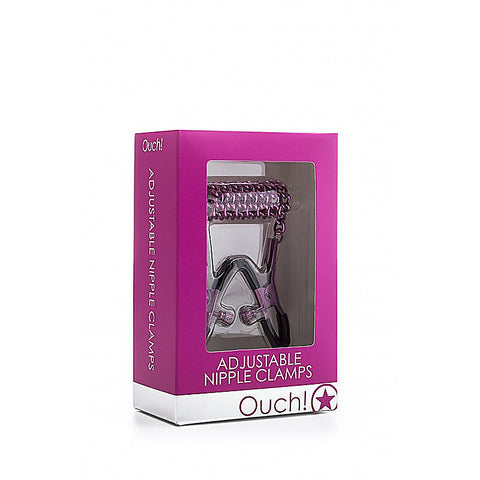 Adjustable Womens Nipple Clamps by Shots Toys
