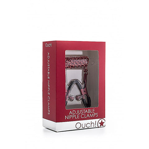 Adjustable Womens Nipple Clamps by Shots Toys