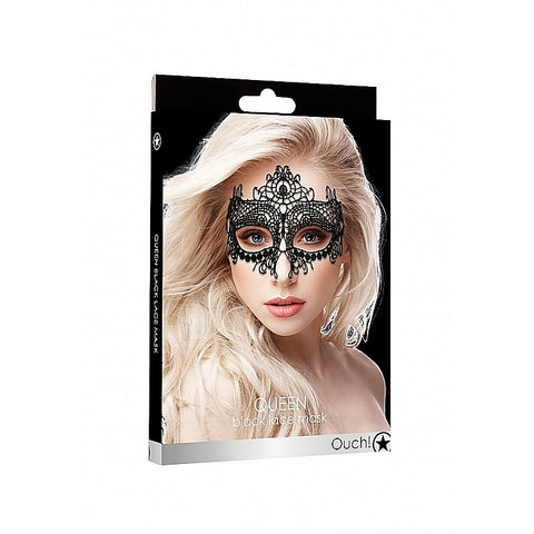 Easy To Wear Bondage Lace Mask by Shots Queen