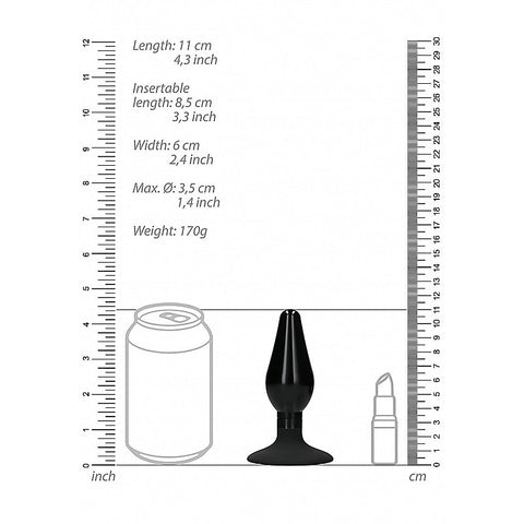 Interchangeable Rounded Butt Plug Set Large by Shots Toys