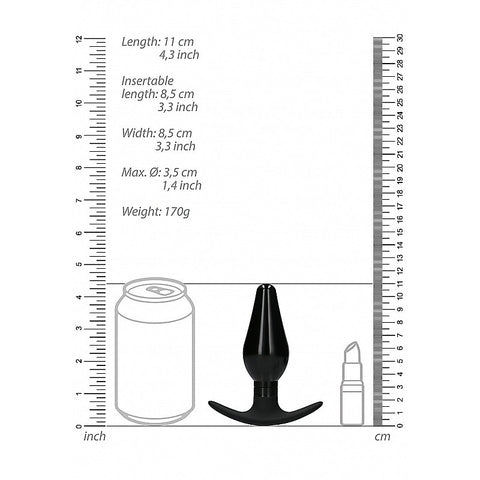 Interchangeable Rounded Butt Plug Set Large by Shots Toys