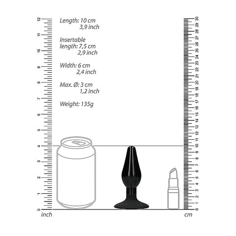 Pointed Interchangeable Butt Plug Set Medium by Shots Toys