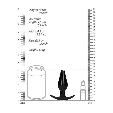 Pointed Interchangeable Butt Plug Set Medium by Shots Toys