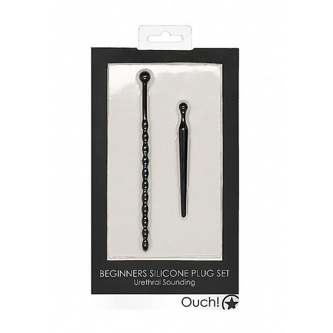 Silicone Urethral Beginners Plug Set by Shots Toys