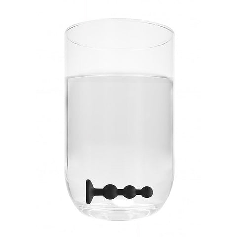 Silicone Butt Plug with Diamond Gem Base by Shots Toys
