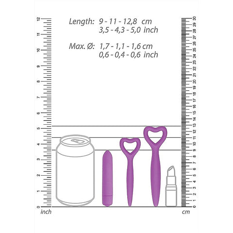 Womens Silicone Vaginal Dilator Set by Shots Toys