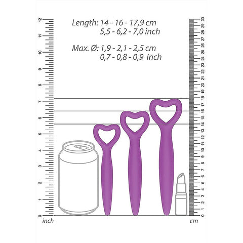Womens Silicone Vaginal Dilator Set by Shots Toys