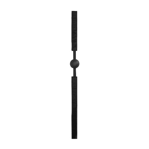 Velvet and Velcro Adjustable Silicone Ball Gag by Shots Toys
