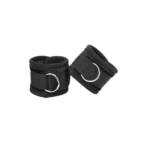 Velvet Ankle Cuffs With Adjustable Velcro Straps