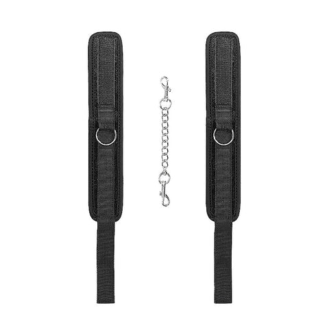 Velvet Ankle Cuffs With Adjustable Velcro Straps