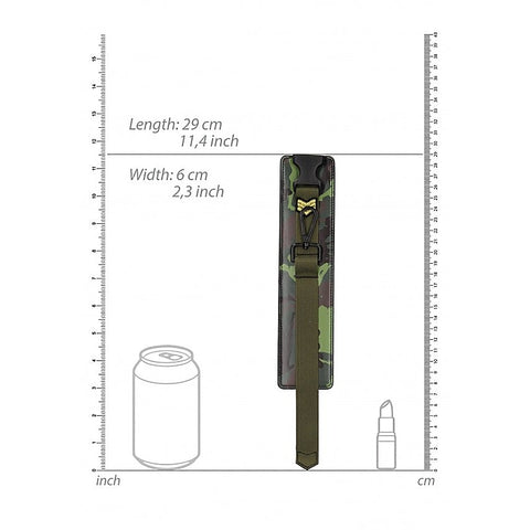 Army Theme Fetish Play Ankle Cuffs by Shots Toys