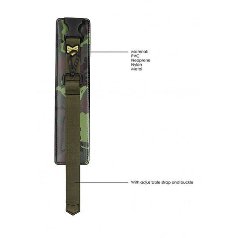 Army Theme Fetish Play Ankle Cuffs by Shots Toys