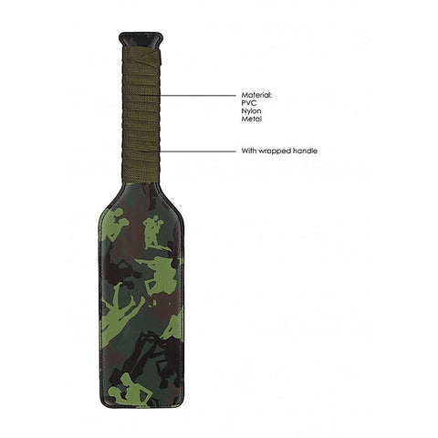 Army Theme Bondage Play Paddle by Shots Toys