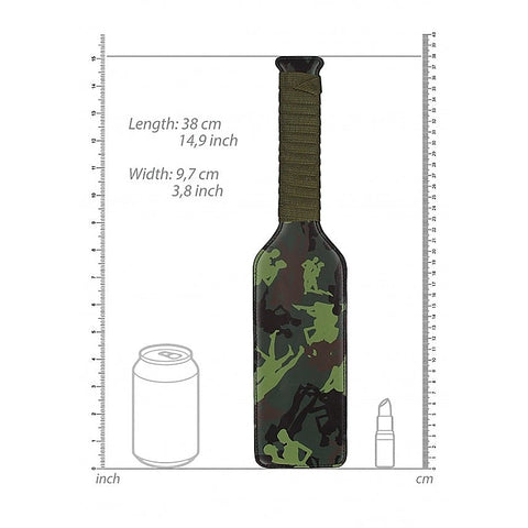 Army Theme Bondage Play Paddle by Shots Toys