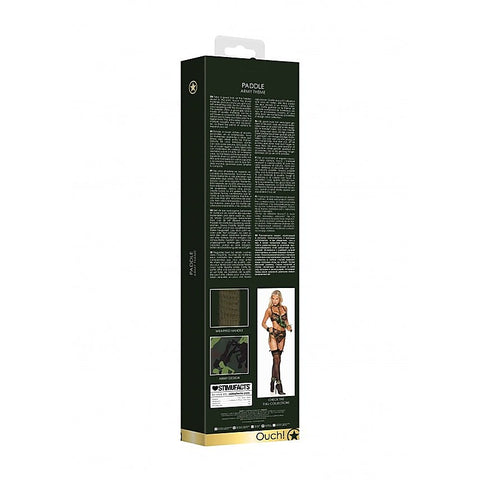 Army Theme Bondage Play Paddle by Shots Toys