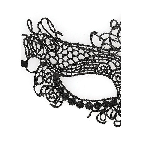 Queen High Quality Bondage Lace Eye Mask by Shots Toys