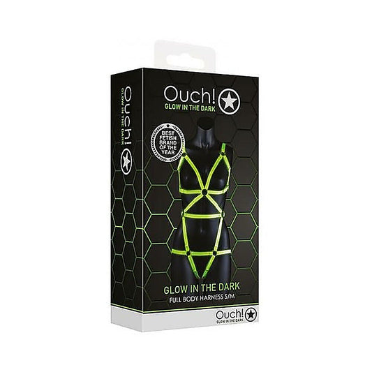 Glow in the Dark Full Body Harness by Shots Toys