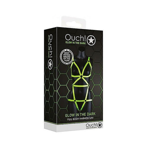 Glow in the Dark Full Body Harness by Shots Toys