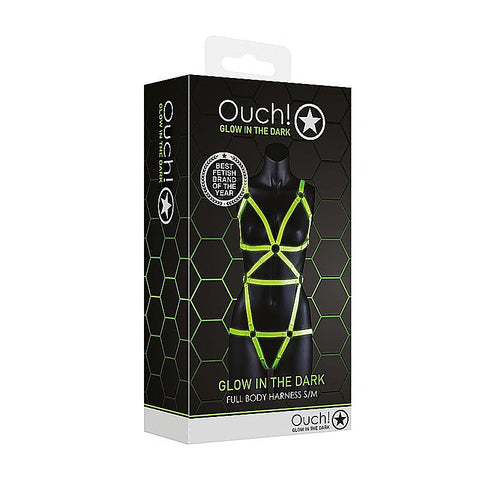 Glow in the Dark Full Body Harness by Shots Toys