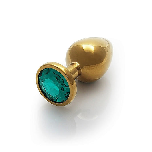 Round Gem Metal Butt Plug Medium by Shots Toys