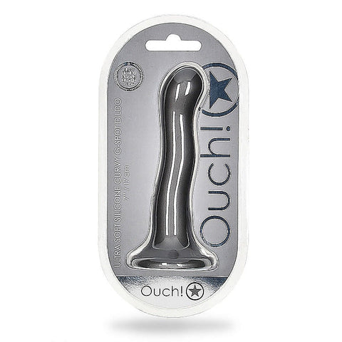Ultra Soft Silicone Curvy G-Spot Dildo by Shots Toys