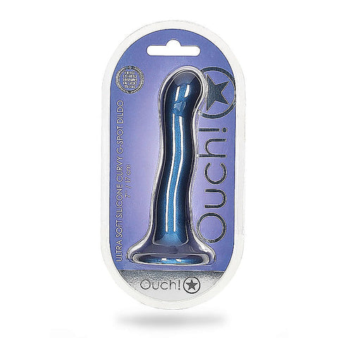 Ultra Soft Silicone Curvy G-Spot Dildo by Shots Toys