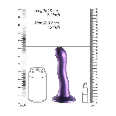 Ultra Soft Silicone Curvy G-Spot Dildo by Shots Toys
