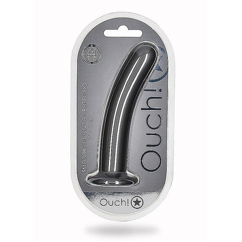 Smooth Silicone Suction G-Spot Dildo by Shots Toys