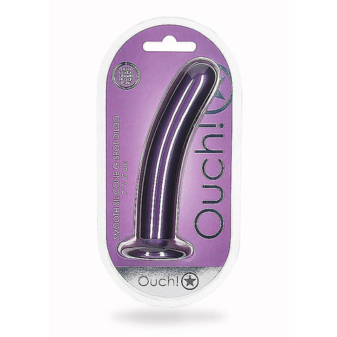 Smooth Silicone Suction G-Spot Dildo by Shots Toys